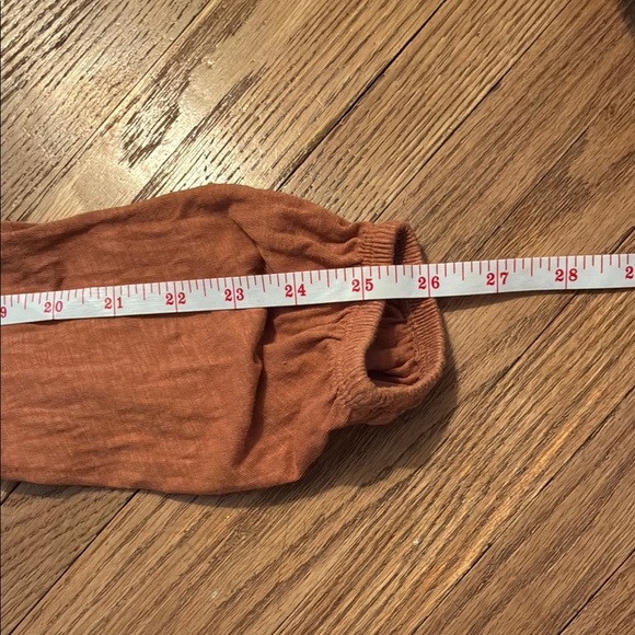 Z Supply Brown Tie Front Long Sleeve Shirt - Picture 9 of 11